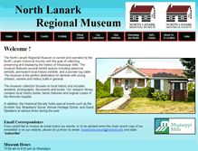 Tablet Screenshot of northlanarkregionalmuseum.com